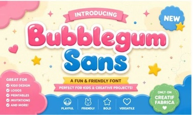 Bubblegum Sans Font for Creative Projects