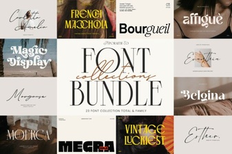 Collection Bundle Font for Creative Projects
