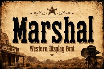 Marshal Font Aesthetic for Creative Projects