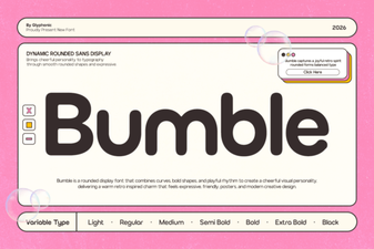 Bumble Font Design Trends and Creative Uses