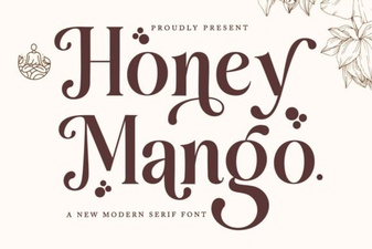 Honey Mango Font Design and Creative Uses